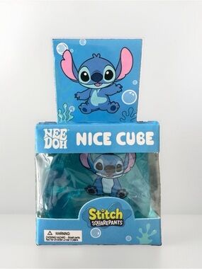 Stitch Nice Cube Squishy Sensory Fidget Toy – Blue